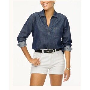 J.CREW Classic White Denim Shorts Size 26 NEW Casual Beach Summer Coastal BY129